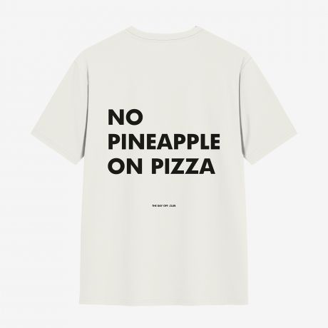 Koszulka TheDayOff No Pineapple On Pizza - XXL koszulka z nadrukiem koszulka z haftem koszulka dobrej jakoci