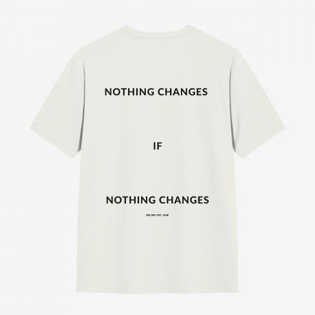 Koszulka TheDayOff Nothing Changes - L modna koszulka koszulka dobrej jakoci koszulka premium