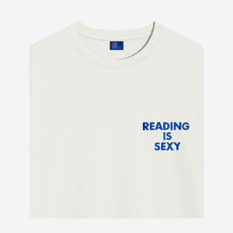 Koszulka TheDayOff Reading is Sexy - L koszulka z nadrukiem modna koszulka koszulka premium