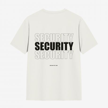 Koszulka TheDayOff Security - L koszulka z nadrukiem modna koszulka koszulka dobrej jakoci