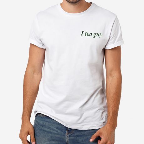 Koszulka z haftem I TEA GUY prezent dla mi�o�nika herbaty - S koszulka na prezent personalizowana koszulka
