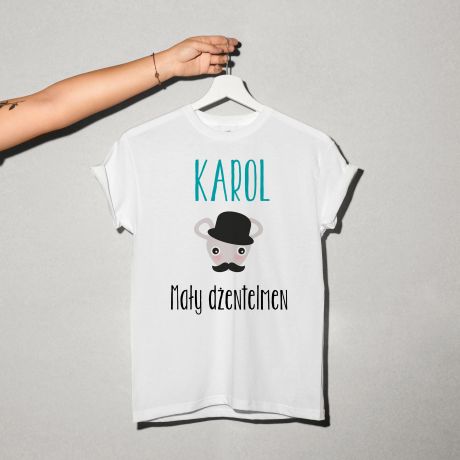 Koszulka z imieniem dziecka MAY DENTELMEN