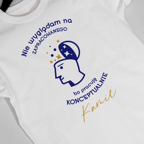 Koszulka ze miesznym nadrukiem DLA PRACOWNIKA - XXL
