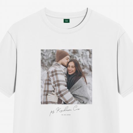 Koszulka ze zdjciem PREZENT NA WALENTYNKI dla ma - XL