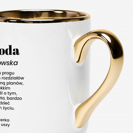 Kubek bia�o-z�oty DEFINICJA prezent dla panny m�odej