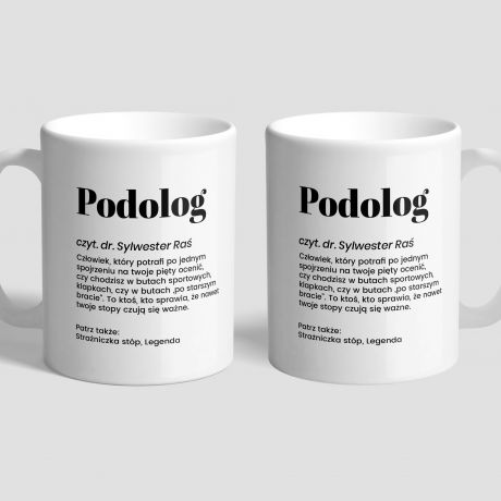 Personalizowany kubek DEFINICJA prezent dla podologa