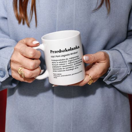 Kubek DEFINICJA prezent dla przedszkolanki kubek dla przedszkolanki prezent na Dzie� Nauczyciela