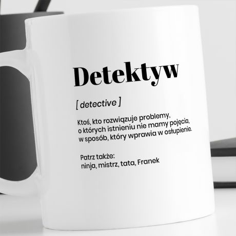 Personalizowany KUBEK DETEKTYWA