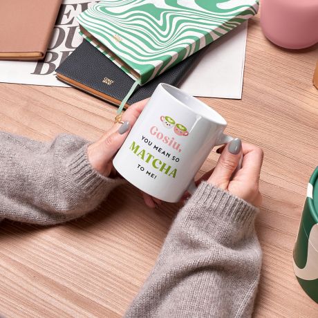 Personalizowany kubek dla dziewczyny SO MATCHA TO ME kubek matcha kubek z napisem prezent dla dziewczyny