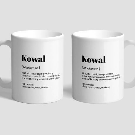 Personalizowany kubek PREZENT DLA KOWALA