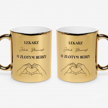 Kubek dla lekarza O Z�OTYM SERCU