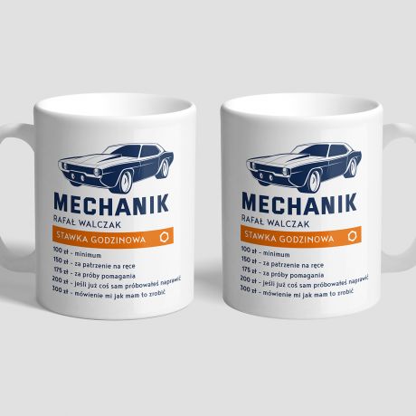 Personalizowany kubek DLA MECHANIKA prezent dla mechanika prezent dla mechanika samochodowego