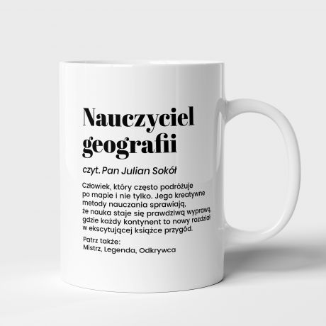 Kubek dla nauczyciela geografii DEFINICJA