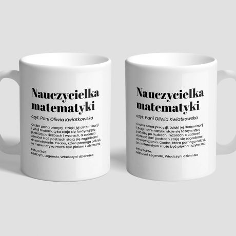 Kubek dla nauczyciela matematyki DEFINICJA