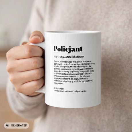 Kubek dla policjanta DEFINICJA