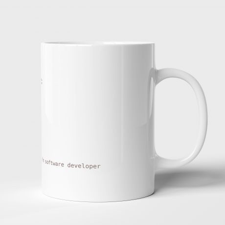 Kubek dla programisty TEA SOFTWARE DEVELOPER