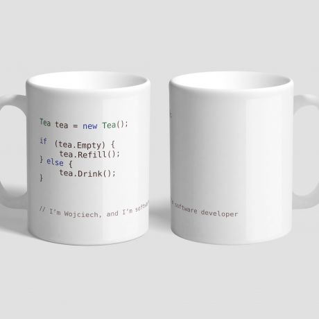 Kubek dla programisty TEA SOFTWARE DEVELOPER
