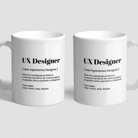 Kubek dla UX DESIGNER'A