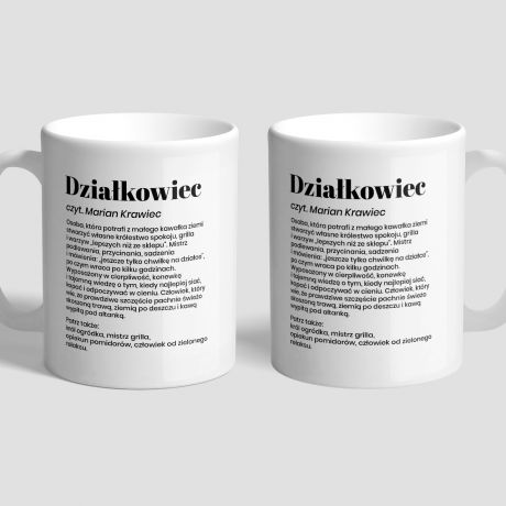 Personalizowany kubek dzia�kowca DEFINICJA 
