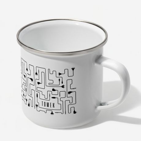 Kubek informatyka DZIWNE U MNIE DZIAA prezent dla informatyka kubek personalizowany