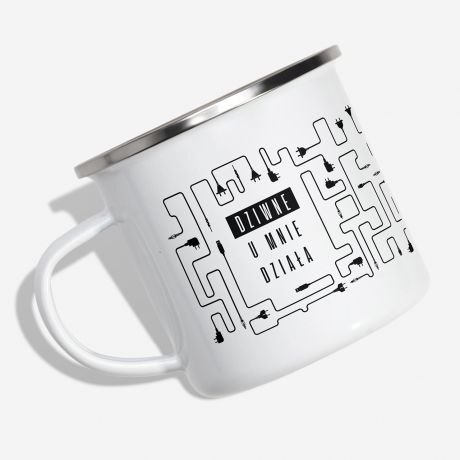 Kubek informatyka DZIWNE U MNIE DZIAA prezent dla informatyka kubek personalizowany