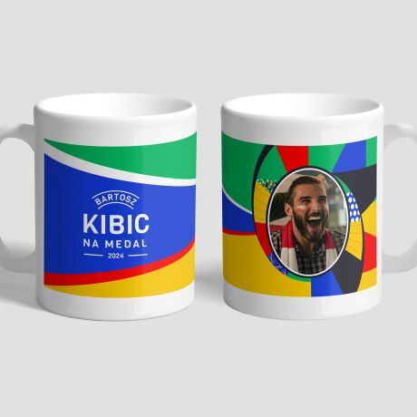 Kubek KIBIC NA MEDAL prezent dla fana piki nonej