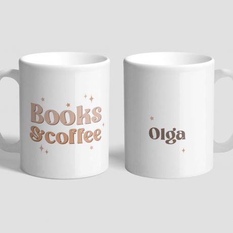 Kubek ksikoholika BOOKS & COFFEE