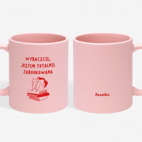 Personalizowany kubek ksikary JESTEM ZABOOKOWANA
