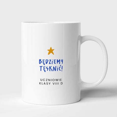 Kubek na koniec roku szkolnego WSPANIAY NAUCZYCIEL
