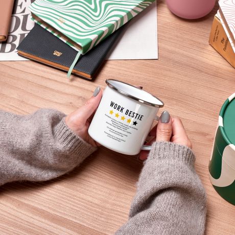 Kubek na odejcie z pracy WORK BESTIE