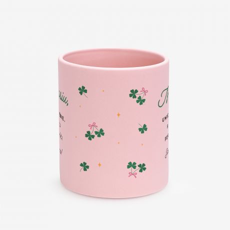 Kubek na szcz�cie PREZENT DLA MATURZYSTKI kubek motywacyjny prezent na matur� kubek z napisem r�owy kubek