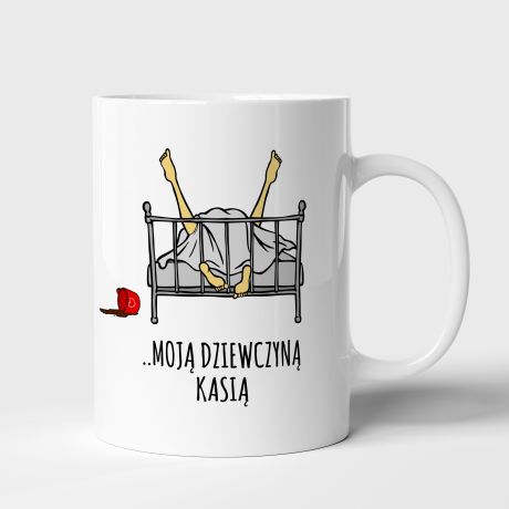 Kubek na Walentynki dla niego ULUBIONE ZAJCIA