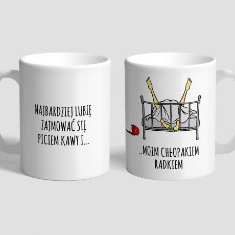 Kubek na Walentynki dla niej ULUBIONE ZAJCIA