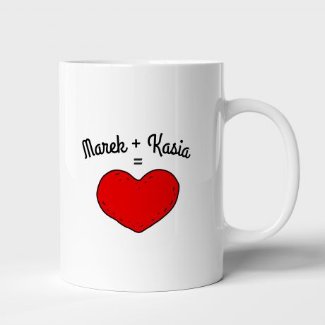 Kubek na Walentynki MIOSNE ZWIERZAKI
