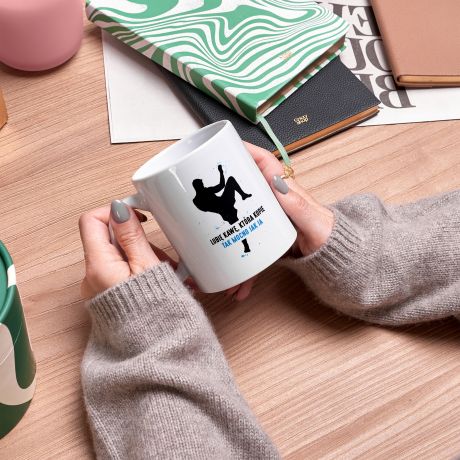 Kubek personalizowany KAWA KTRA KOPIE prezent dla kickboxera