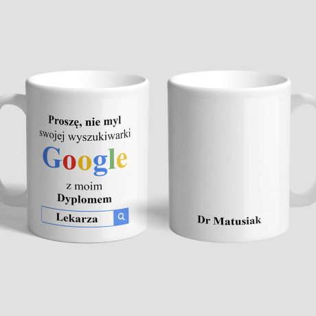 Kubek personalizowany PREZENT DLA MODEGO LEKARZA