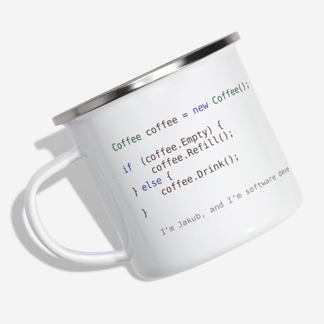 Kubek programisty COFFEE SOFTWARE DEVELOPER prezent dla informatyka prezent dla programisty kubek dla programisty
