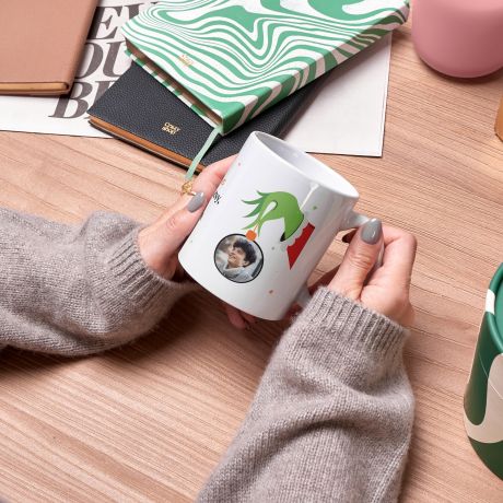 Kubek witeczny ze zdjciem NIEGRZECZNY upominek pod choink dla chopaka upominek dla chopaka upominek na wita