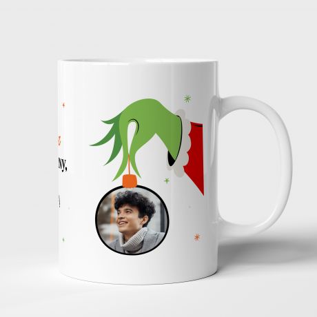 Kubek witeczny ze zdjciem NIEGRZECZNY upominek pod choink dla chopaka upominek dla chopaka upominek na wita