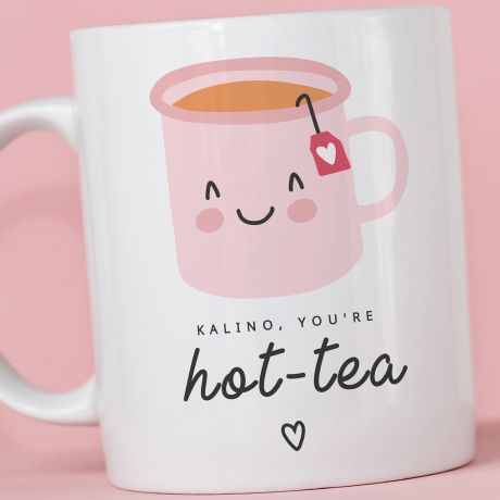 Walentynkowy kubek do herbaty HOT-TEA