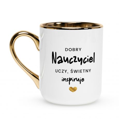Elegancki kubek z dedykacj� DLA NAUCZYCIELA kubek na dzie� nauczyciela kubek dla nauczyciela prezent dla nauczyciela