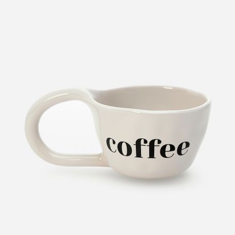 Kubek duy ceramiczny COFFEE LOVER prezent dla mionika kawy kubek z nadrukiem prezent dla kawosza ceramiczny kubek