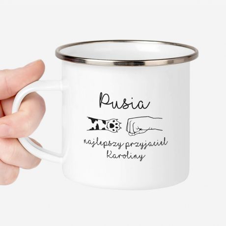 Kubek z kotem NAJLEPSZY PRZYJACIEL prezent dla kociary kubek dla kociary prezent dla mioniczki kotw