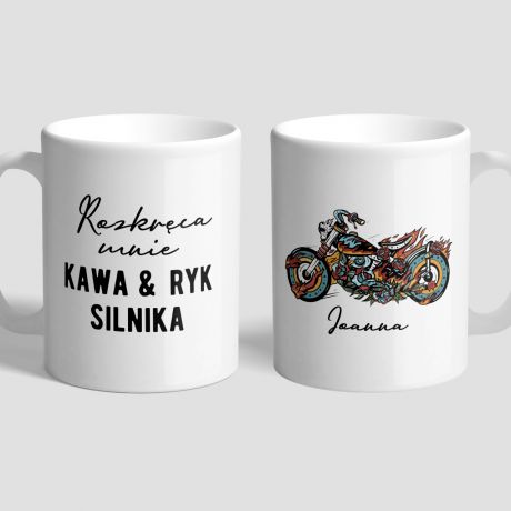 Kubek z motocyklem PREZENT DLA MOTOCYKLISTKI
