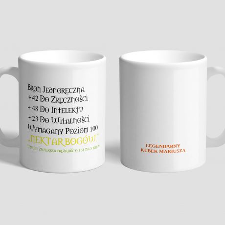 Kubek z nadrukiem PREZENT DLA GRACZA KOMPUTEROWEGO