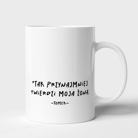 Kubek z nadrukiem PREZENT NA ROCZNIC DLA MʯA