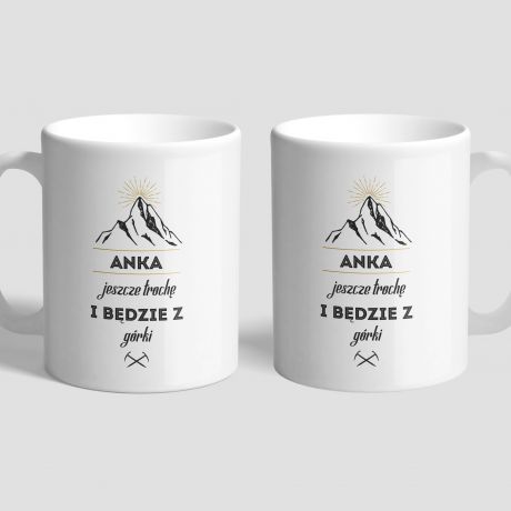 Kubek z nadrukiem Z GRKI prezent dla mioniczki gr