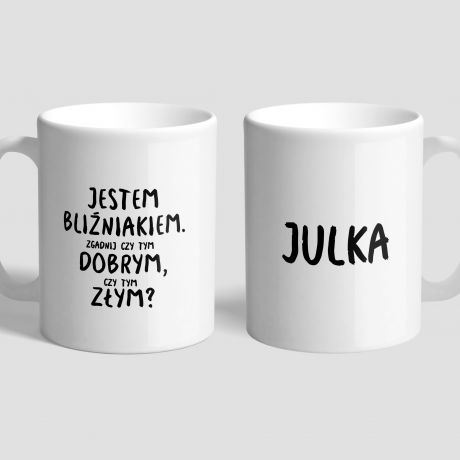 Kubek ze miesznym napisem PREZENT DLA BLINIAKA