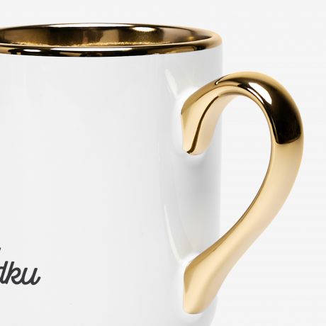 Kubek ze zotym uchem PREZENT DLA PRADZIADKA ze zdjciem