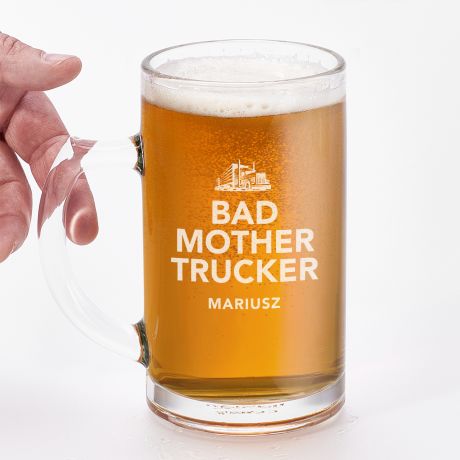Kufel do piwa MOTHER TRUCKER prezent dla kierowcy tira